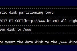 BT-Panel Linux自动磁盘挂载工具